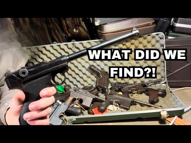 ABANDONED RARE P08 Lugers & C96 Broomhandles!!!