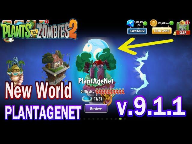 Plants vs Zombies 2 - New World PLANTAGENET in International v9.1.1 - Fan Made