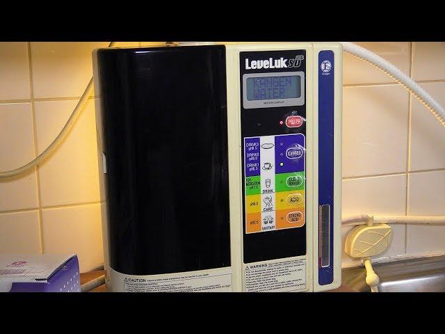 Kangen Water LeveLuk SD 501 Cleaning process