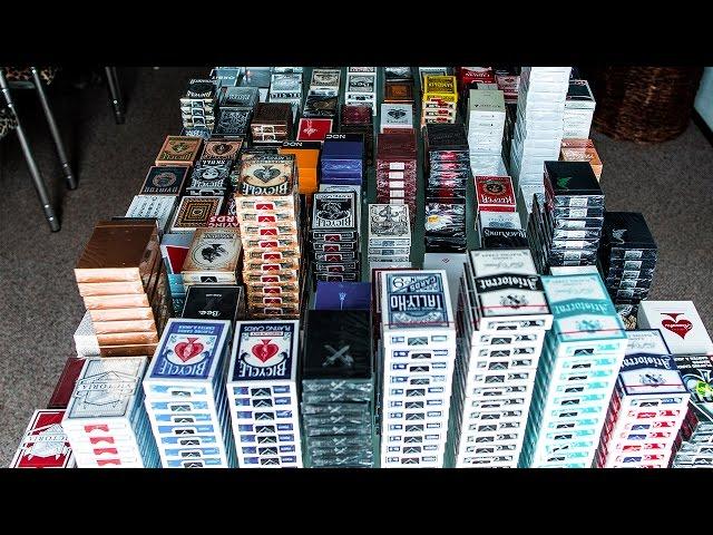 MY EPIC PLAYING CARD COLLECTION!! 2017 (Over 2000 Decks!)