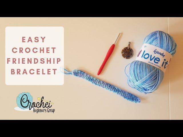 Easy crochet Friendship Bracelet