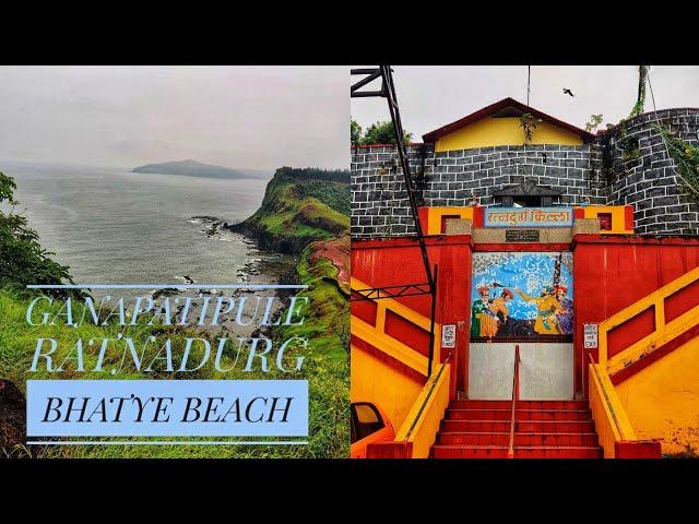 GANAPTIPULE |BHATYE BEACH | RATNADURG FORT | RATNAGIRI VLOG - PART 3