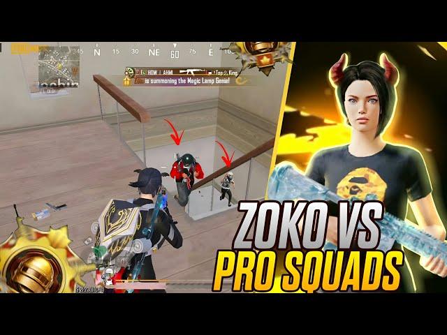 Zoko vs pro squads  best close range fight iPhone XR PUBG montage #bgmiindia