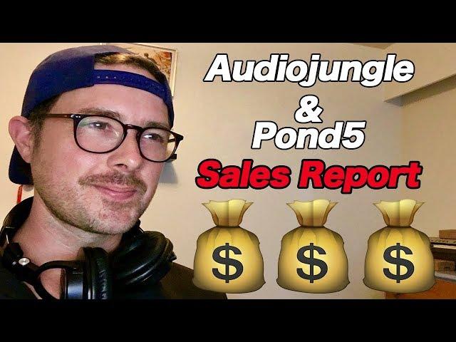 My sales after 2 months of uploading music on Audiojungle and Pond5