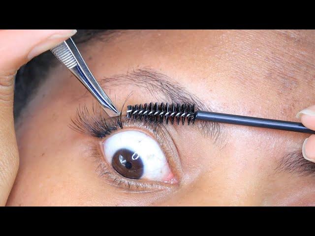 DIY INDIVIDUAL LASHES : PART 1 (most requested)| Sharatia Banks