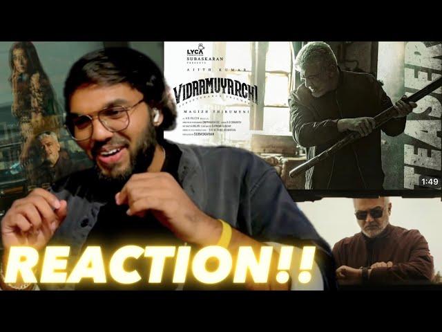 Vidaamuyarchi Teaser, Whattaa Production Value!! ( REACTION!! )