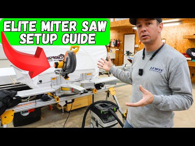 An Elite Miter Saw Setup Part 1 | Must Have Accessories