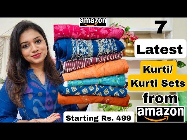  Amazon Huge Kurta Sets, Kurtis, Co-ord Set Haul Starting Rs.499|️Amazon Haul