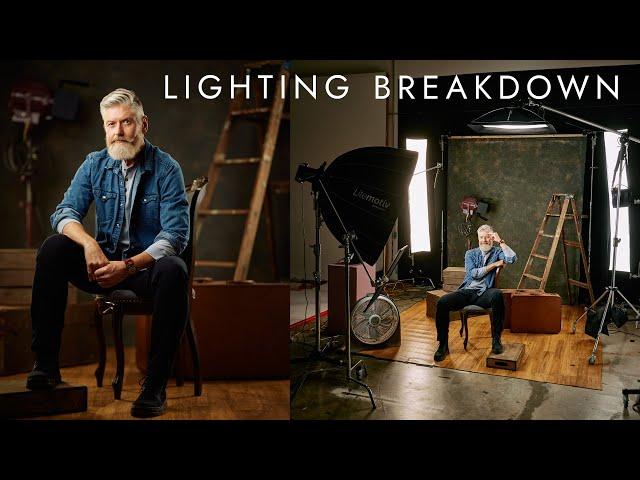 How I Lit This Classic Male Portrait: Studio Lighting Techniques Explained