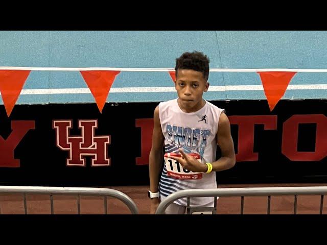 Spencer Gibson 60 Meters 2024 JOE DELOACH Youth Invitational 13/14U (01-14-24)