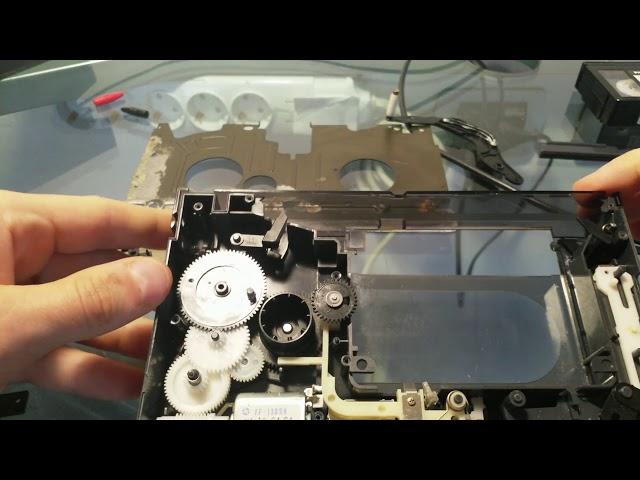 panasonic cassette (VHS, SVHS) adaptor VW-TCA7E repair ENG-SUBS