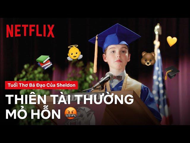 Còn nhỏ mà cái mỏ không ngoan | Young Sheldon | Netflix