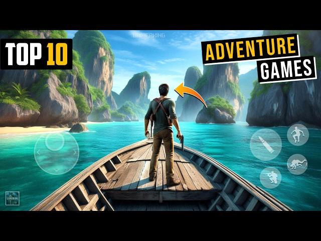 Top 10 Best ADVENTURE Games for Android 2024 | High Graphics Adventure Games