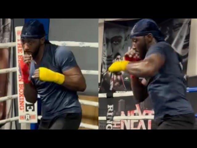 Terence Crawford FIRST LOOK at BIGGER PHYSIQUE vs Canelo; THROWING HANDS training for 168 DEBUT