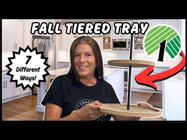 Must See Dollar Tree Fall Tiered Tray Designs