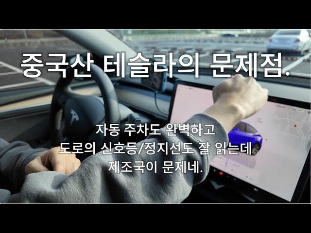 중국산 테슬라의 문제점. (Holiday update 후기)