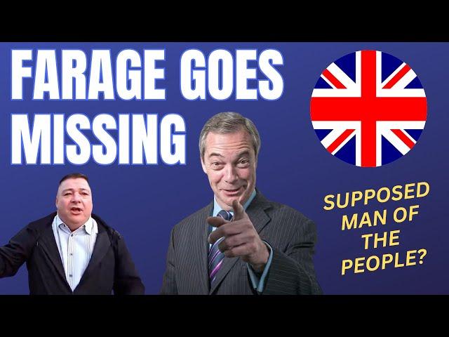 Farage goes MISSING, Peter Lynch was one of our own