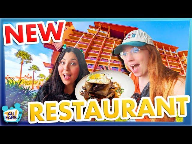 Disney World's BEST New Restaurant? -- Wailulu Bar & Grill at Disney's Polynesian Village Resort