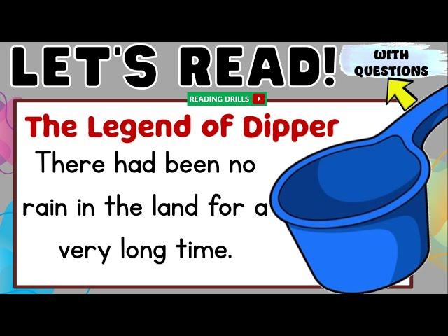 GRADE 4, 5 AND 6 -  READING SHORT STORIES - THE LEGEND OF THE DIPPER