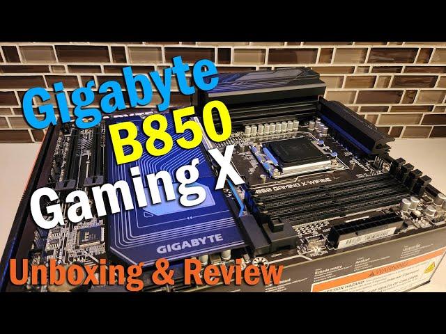 Gigabyte B850 Gaming X WiFi Motherboard | Unboxing, Build Installation, and Review
