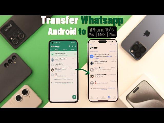 Transfer WhatsApp From Android To New iPhone 15! [Official Method]