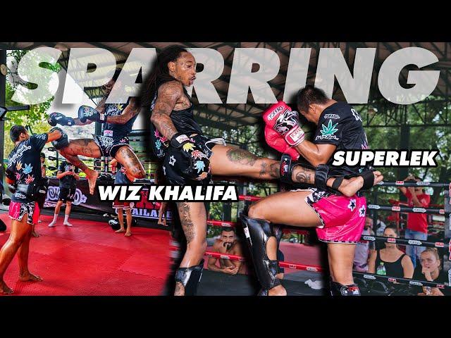 Superlek vs Wiz Khalifa: Intense Sparring with a Shocking Twist!