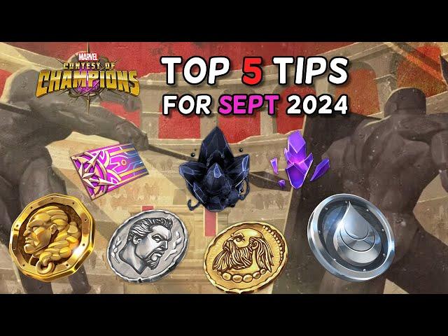 Free Units, Crystal Cleanse and More Free Things | Top 5 Tips September 2024 | Marvel Champions