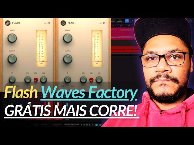 Wavesfactory Flash | Transient Shaper GRÁTIS maravilhoso para sua MIXAGEM E MASTERIZAÇÃO! Corre...