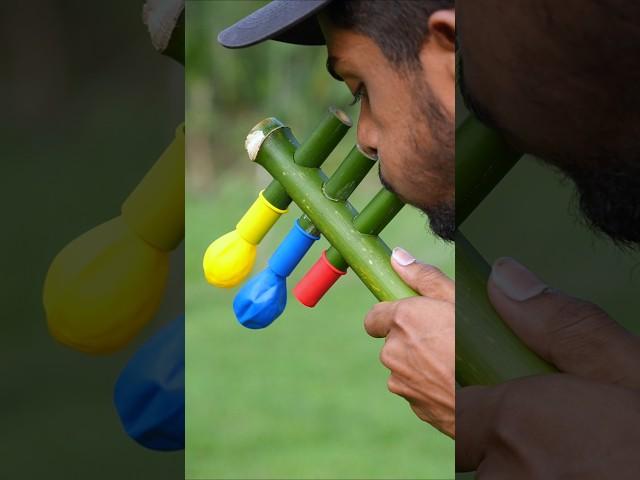 DIY Bamboo Creations with three Clour Balloone #Bamboo #Bambooart