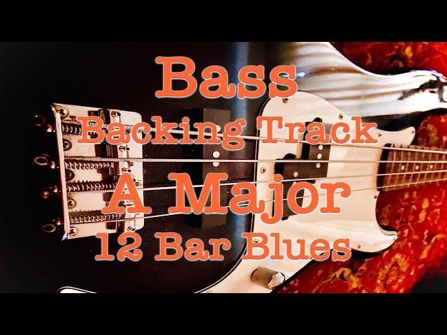 Easy 12 Bar Backing Track A Major No Bass Bassless Bass-less Play Along - Practice