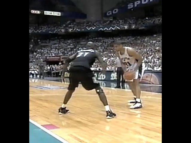 Kevin Garnett Battles Tim Duncan - 1999 NBA Playoffs Wolves @ Spurs Game 2 (NBA On TNT)