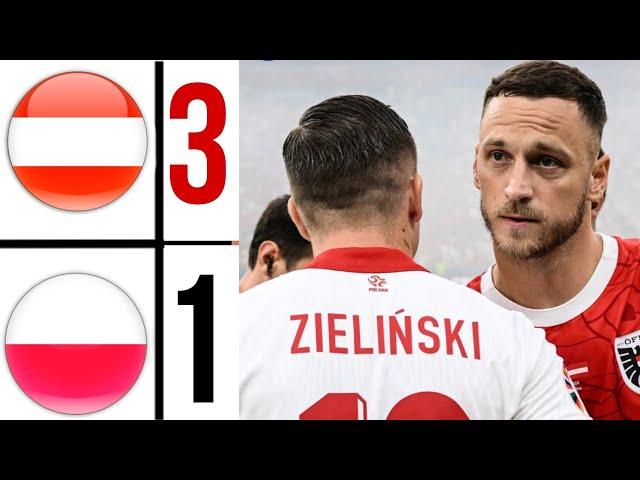 Poland vs Austria (1-3) EURO 2024 | HIGHLIGHTS Goals 2024