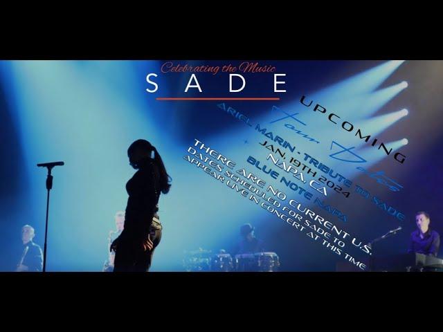 SADE - Tribute by Ariel Marin Scheduled 2024- Tickets at Ticket Master. Celebrating Sade Music