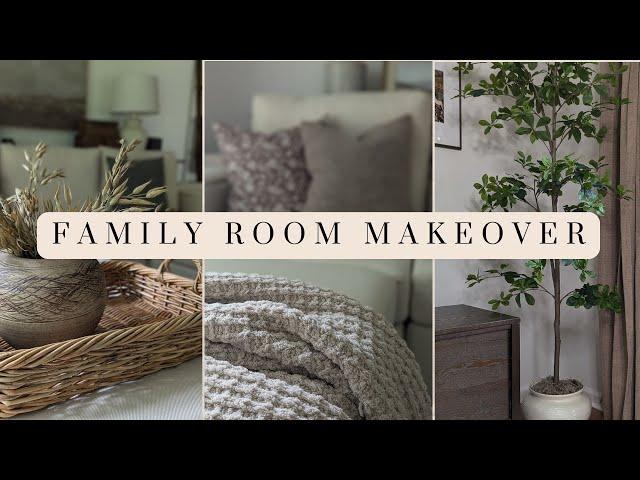 Family Room Makeover \ Budget Decorating \ Thrift & DIY Room Makeover \ Linsy Home