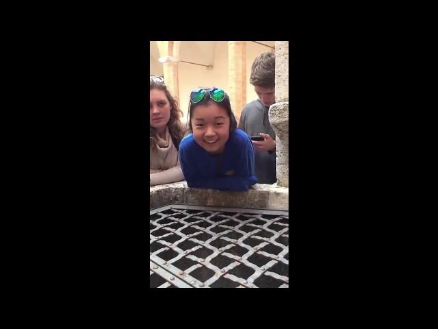 Girl sings Hallelujah down a well with amazing echo!!