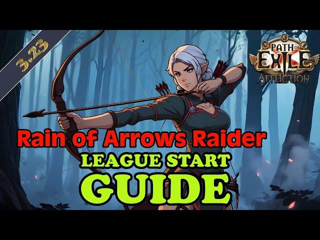 [3.24 viable]It's Back! Rain of Arrows Raider League Start Build Guide Path of Exile Affliction