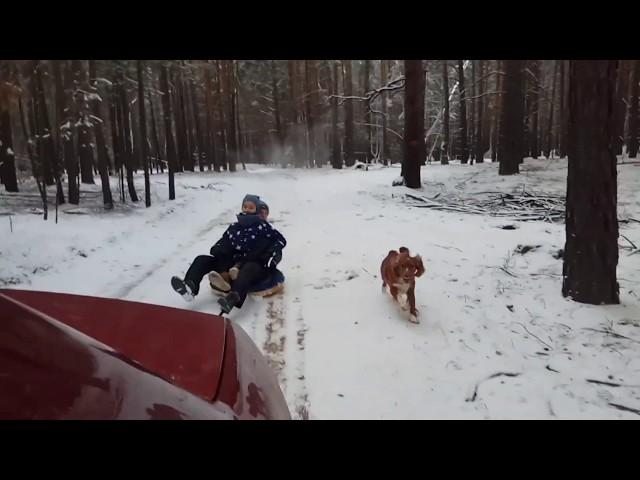 Покатушки на тюбинге 2018/Bumper tubing