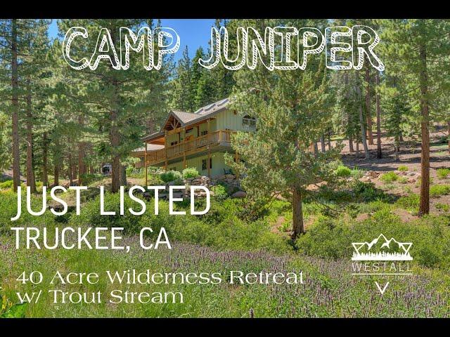 Truckee Wilderness Retreat - 19901 La Mirada Rd - Acreage Property For Sale