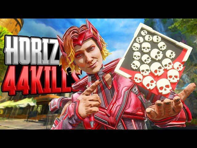 INSANE Horizon 44 KILLS and 9K Damage Apex Legends Gameplay Season 22