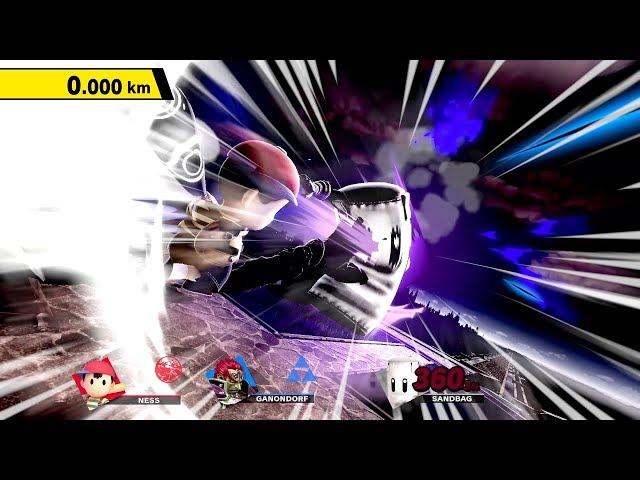 SSBU HOME RUN CONTEST [World Record]  Co-op Ganon & Ness 360% Damage 2740.718 km