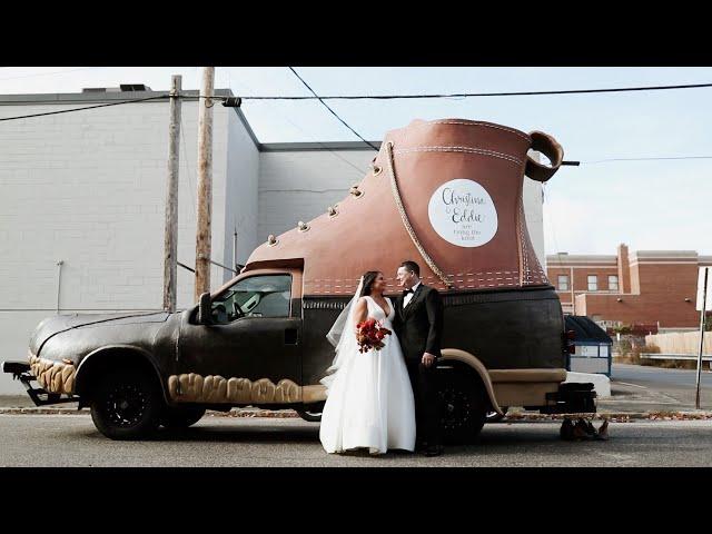 They Met at LL Bean + had the LL Bean Boot at their Wedding! // Christina + Eddie