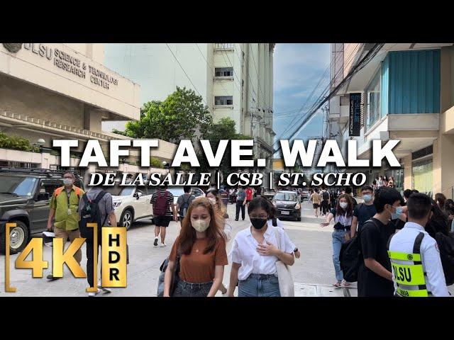 Walking Tour Around De La Salle University Area | Malate University Belt, Taft Manila | Philippines