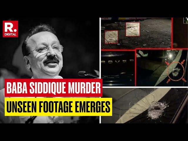 Baba Siddique Death: Unseen Visuals Emerge, Luxury SUV Riddled with Bullet Holes After Attack