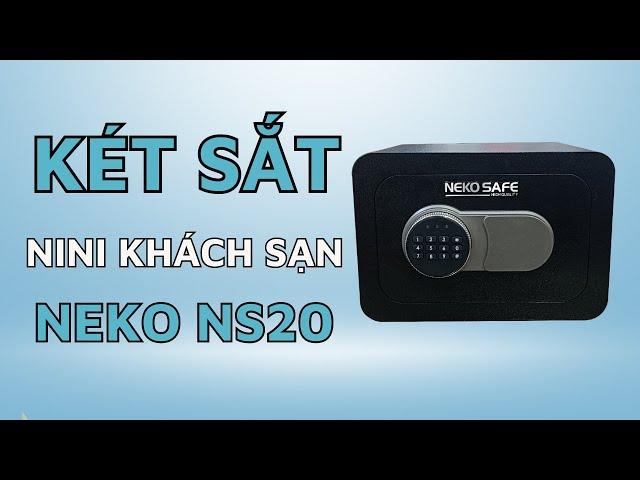 Két sắt mini giá rẻ | Két sắt khách sạn Neko safe NS20 điện tử cỡ nhỏ