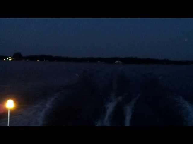 Boating in the dark