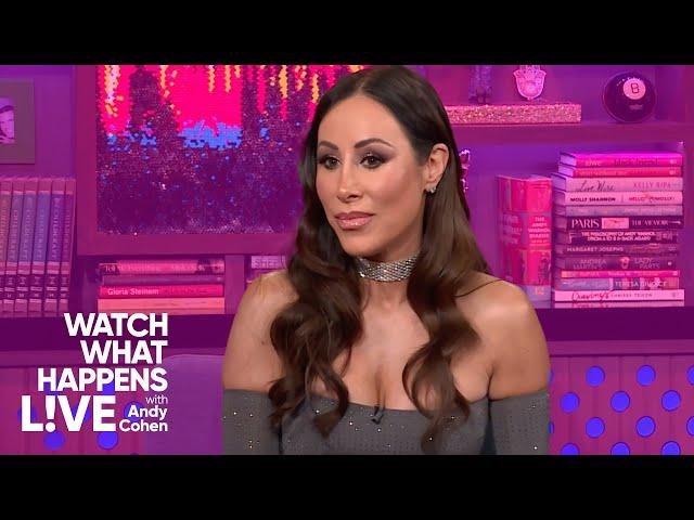 Does Angie Katsanevas Think Lisa Barlow Is a Villain? | WWHL