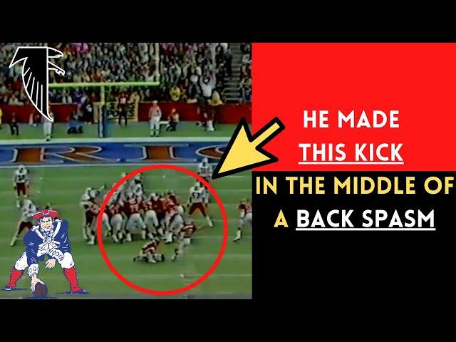 The STRANGEST FIELD GOAL in Atlanta Falcons HISTORY | Falcons @ Patriots (1986)