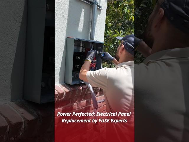 Power Perfected: Electrical Panel Replacement by FUSE Experts #electrician #sanjose #california