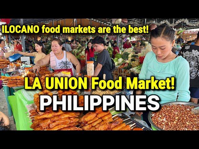 BIGGEST Filipino Food Market in LA UNION, Philippines! | Market Day Tour in San Fernando City!