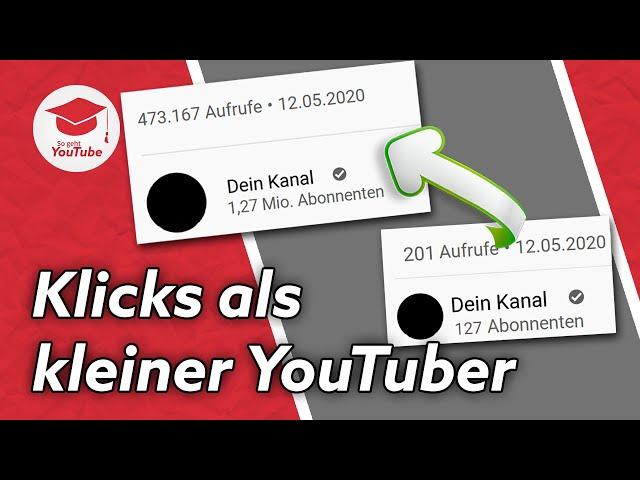 Als kleiner YouTuber gefunden werden